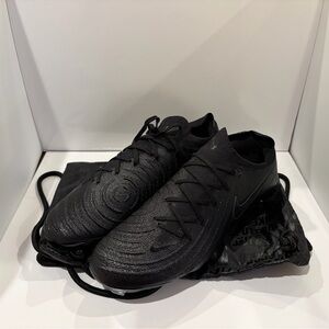 Phantom GX II Elite FG Size 9 Black/Black Deep Jungle Soccer Cleats Brand New